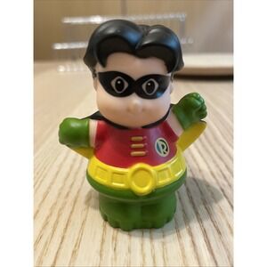 Fisher-Price Little People DC Super Friends Robin Figure 2.5" Batman Sidekick